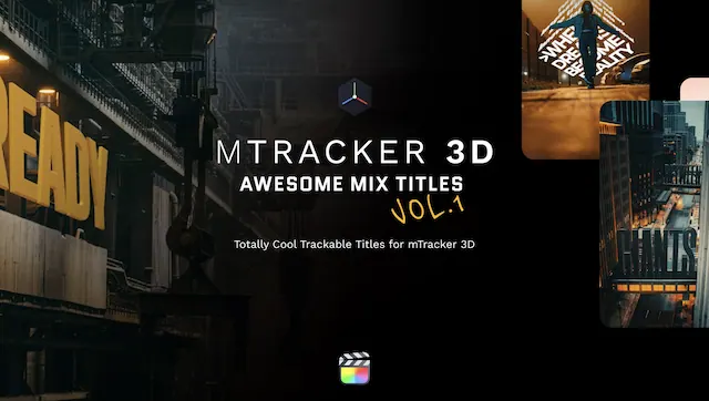 mTracker 3D Awesome Mix Titles – Premiere Pro Plugin