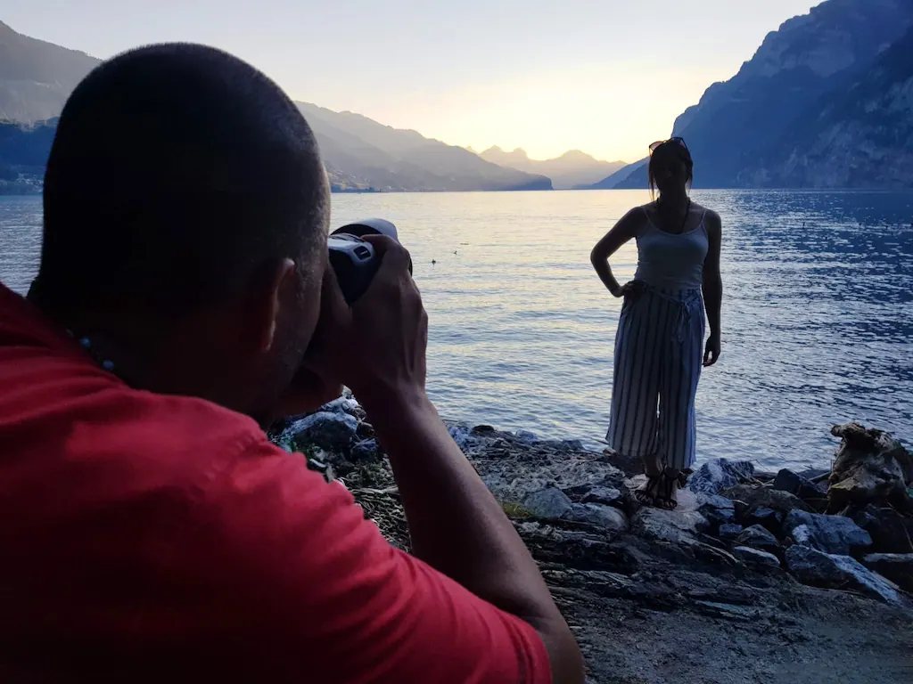 Fotoshooting making of Birol Isik Content Creation