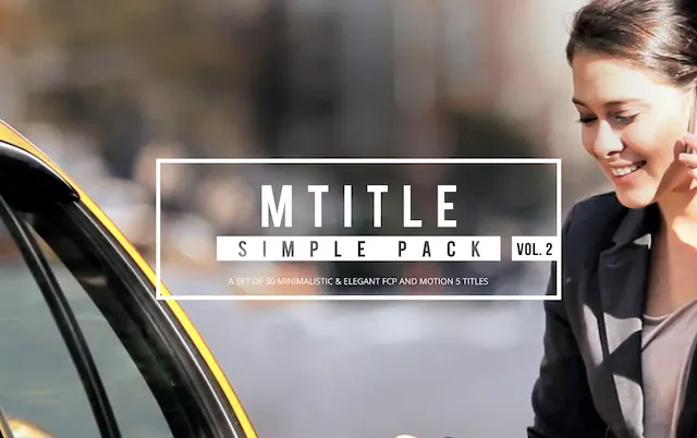 mTitle Simple Pack 2 – Premiere Pro Plugin