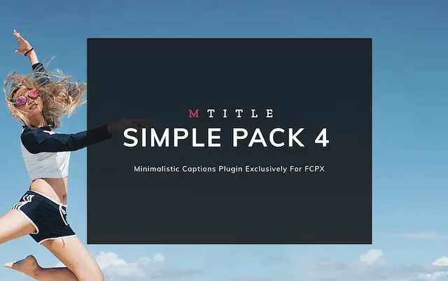 mTitle Simple Pack 4 – Premiere Pro Plugin