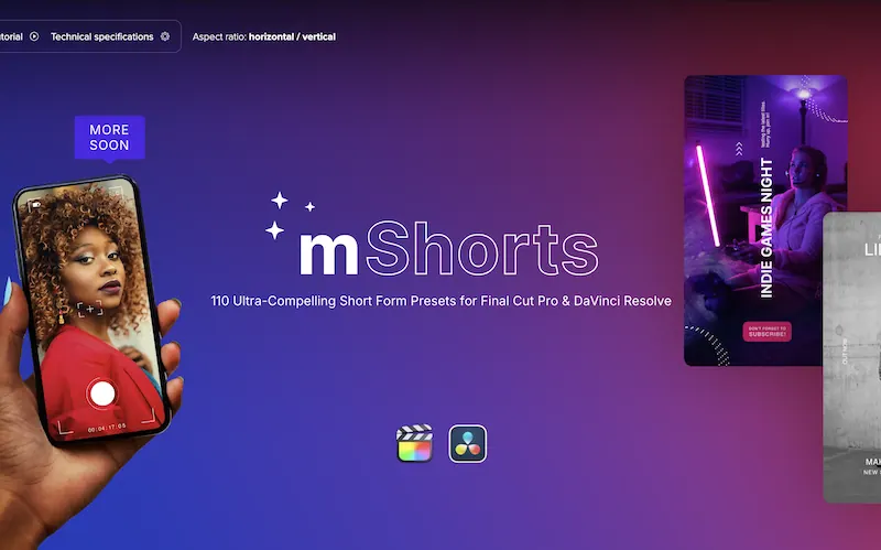 mShorts – Premiere Pro Plugin