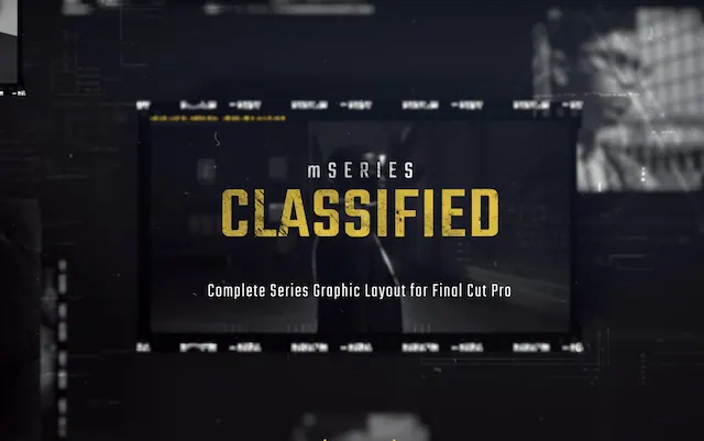 mSeries Classified – Premiere Pro Plugin