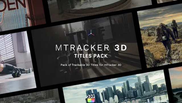 mTracker 3D Titles Pack – Premiere Pro Plugin