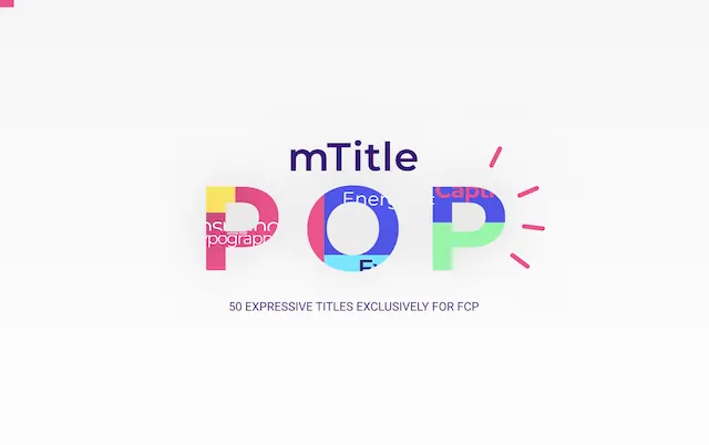 mTitle Pop – Premiere Pro Plugin